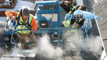 Commercial Ice Dam Removal