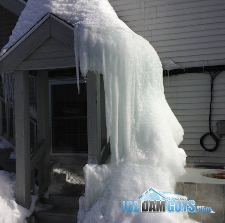 Large Ice Dam